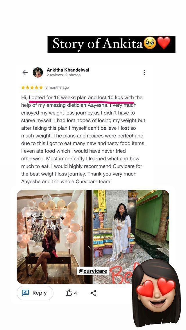 Ankitha — shared with permission